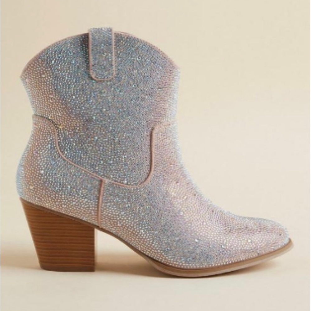 Torrid Western Embellished Booties Size 11.5WW